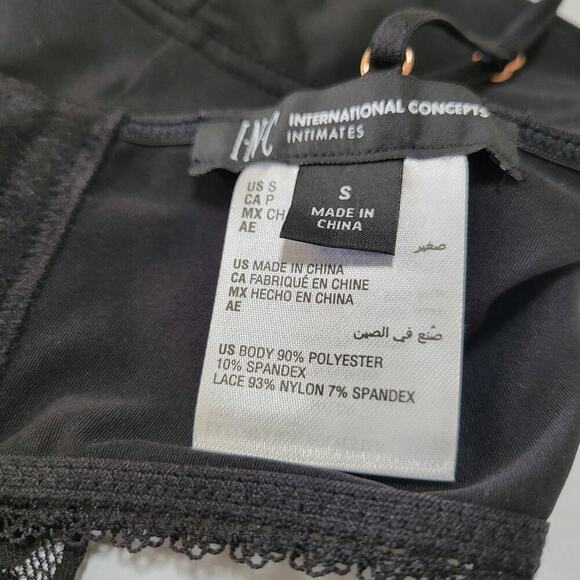 INC Women's Lace-Trim Bralette Black Lounge PJ NWT Size Small - Picture 8 of 8